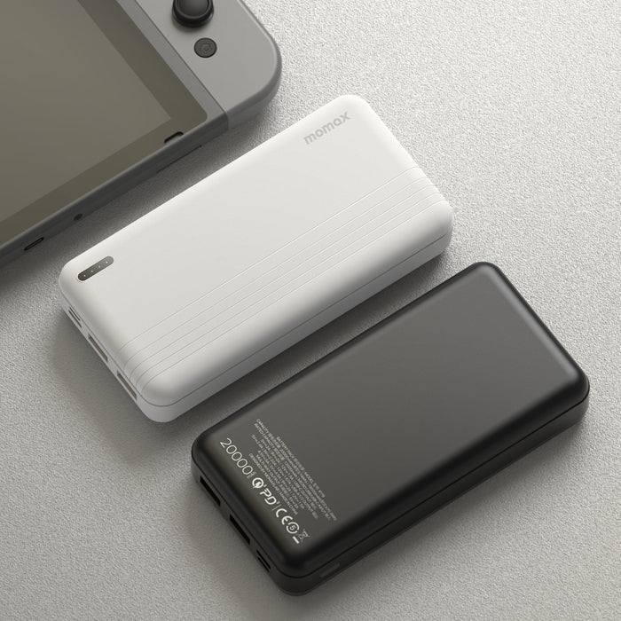 حزمة بطارية خارجية Momax iPower PD 2 سعة 20000 مللي أمبير في الساعة | أبيض حزمة بطارية خارجية Momax iPower PD 2 سعة 20000 مللي أمبير في الساعة | أبيض